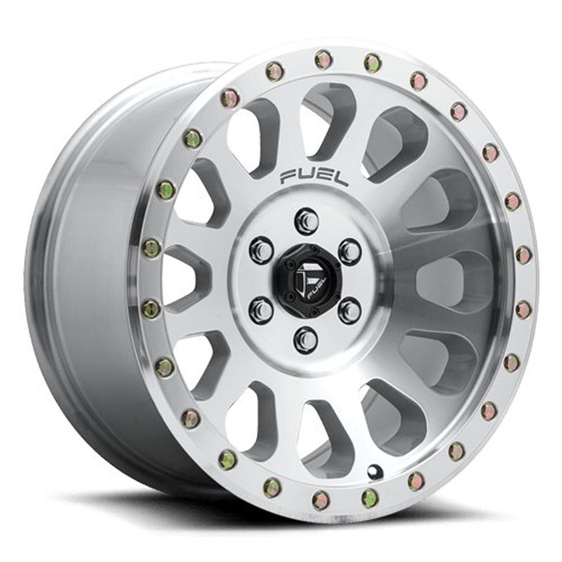 Fuel Off-Road | D647 VECTOR 17x8.5 ET-6 - DIAMOND CUT MACHINED W/ CLEAR COAT