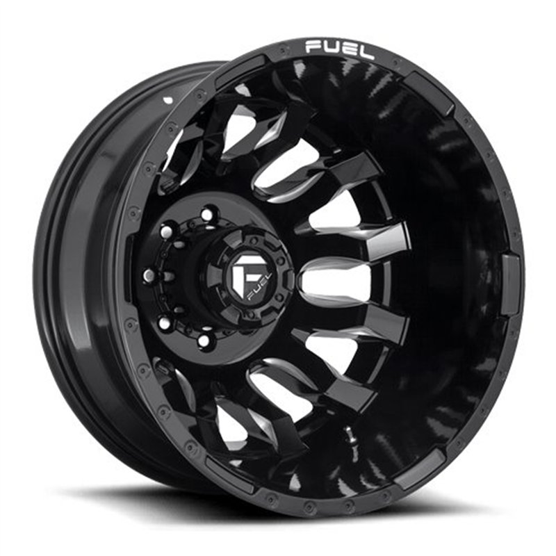 Fuel Off-Road | D673 BLITZ 20x8.25 ET-202 - GLOSS BLACK MILLED