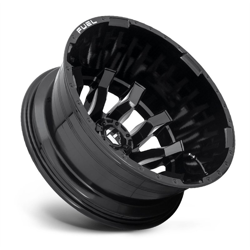Fuel Off-Road | D673 BLITZ 20x8.25 ET-202 - GLOSS BLACK MILLED