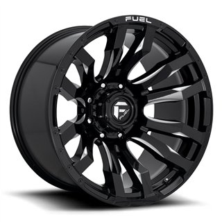 Fuel Off-Road | D673 BLITZ 20x9.0 ET1 - GLOSS BLACK MILLED