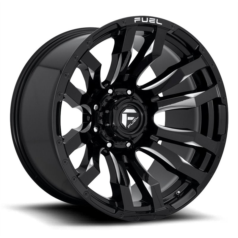 Fuel Off-Road | D673 BLITZ 20x9.0 ET1 - GLOSS BLACK MILLED