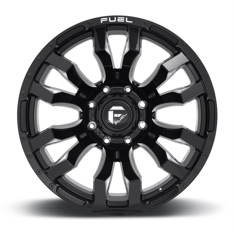 Fuel Off-Road | D673 BLITZ 20x9.0 ET1 - GLOSS BLACK MILLED