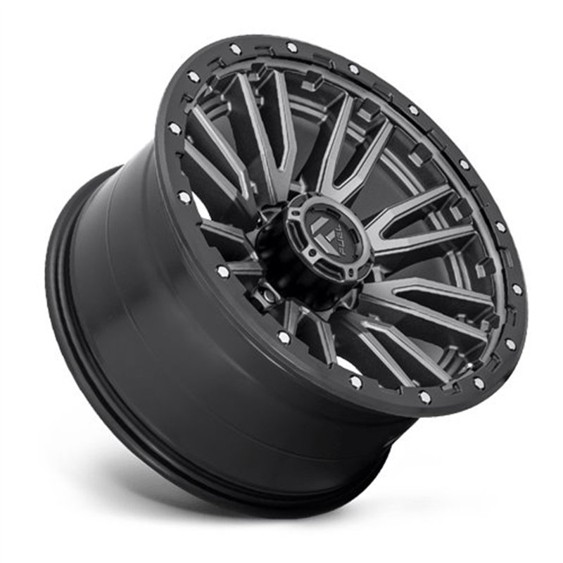 Fuel Off-Road | D680 REBEL 22x12.0 ET-44 - MATTE GUN METAL BLACK BEAD RING