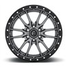Fuel Off-Road | D680 REBEL 22x12.0 ET-44 - MATTE GUN METAL BLACK BEAD RING