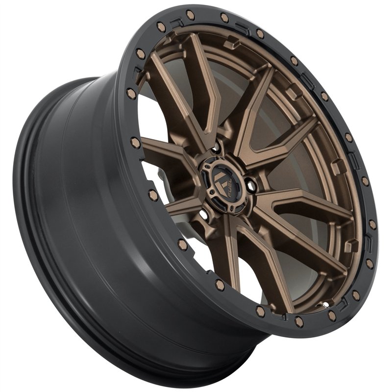 Fuel Off-Road | D681 REBEL 20x10.0 ET-18 - MATTE BRONZE BLACK BEAD RING