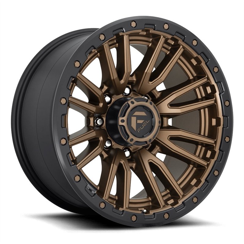 Fuel Off-Road | D681 REBEL 22x12.0 ET-44 - MATTE BRONZE BLACK BEAD RING