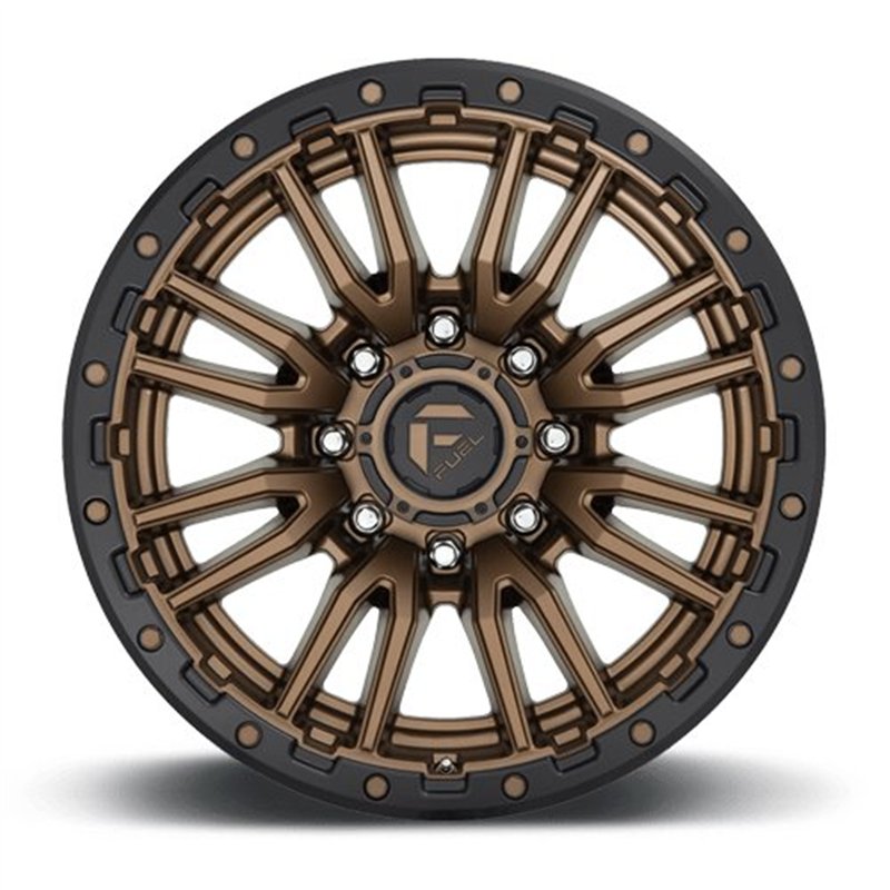 Fuel Off-Road | D681 REBEL 22x12.0 ET-44 - MATTE BRONZE BLACK BEAD RING