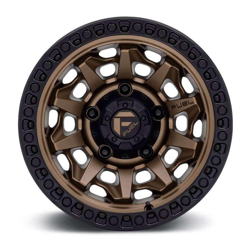 Fuel Off-Road | D696 COVERT 18x9.0 ET1 - MATTE BRONZE BLACK BEAD RING