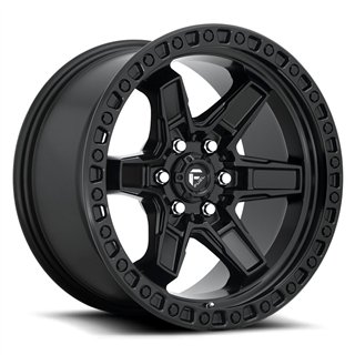 Fuel Off-Road | D697 KICKER 17x9.0 ET1 - MATTE BLACK