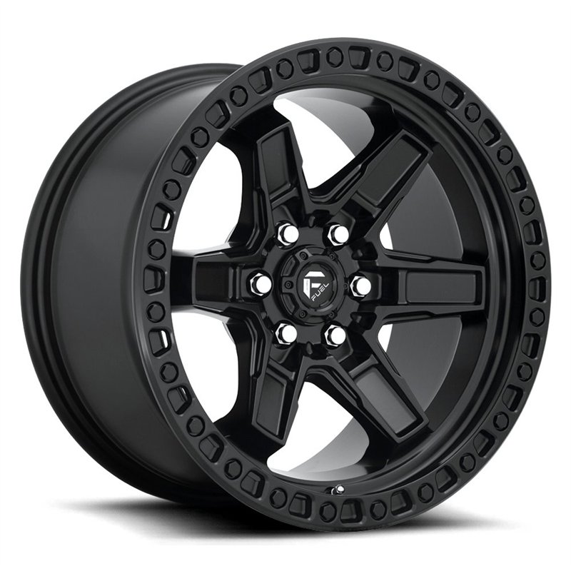 Fuel Off-Road | D697 KICKER 17x9.0 ET1 - MATTE BLACK
