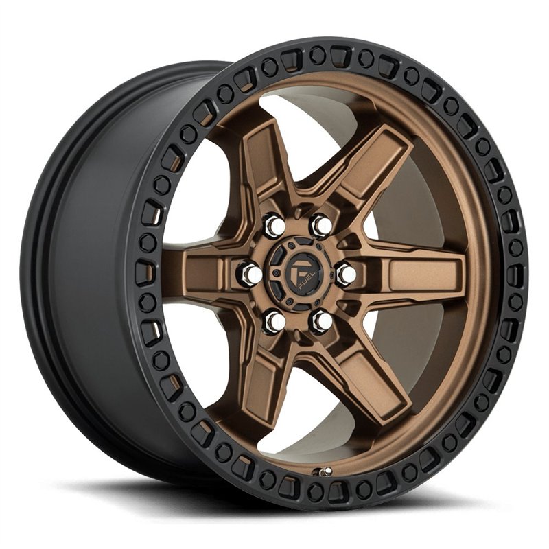 Fuel Off-Road | D699 KICKER 17x9.0 ET1 - MATTE BRONZE BLACK BEAD RING