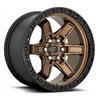 Fuel Off-Road | D699 KICKER 17x9.0 ET1 - MATTE BRONZE BLACK BEAD RING