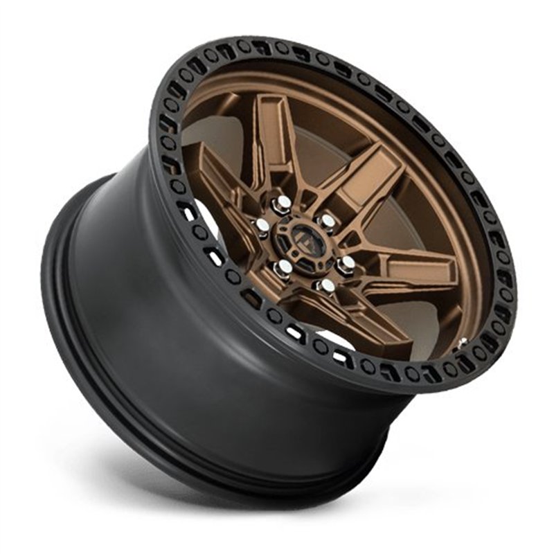 Fuel Off-Road | D699 KICKER 17x9.0 ET1 - MATTE BRONZE BLACK BEAD RING