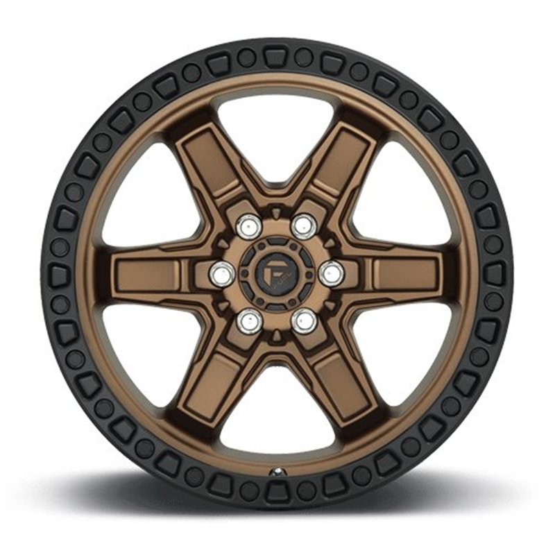 Fuel Off-Road | D699 KICKER 17x9.0 ET1 - MATTE BRONZE BLACK BEAD RING