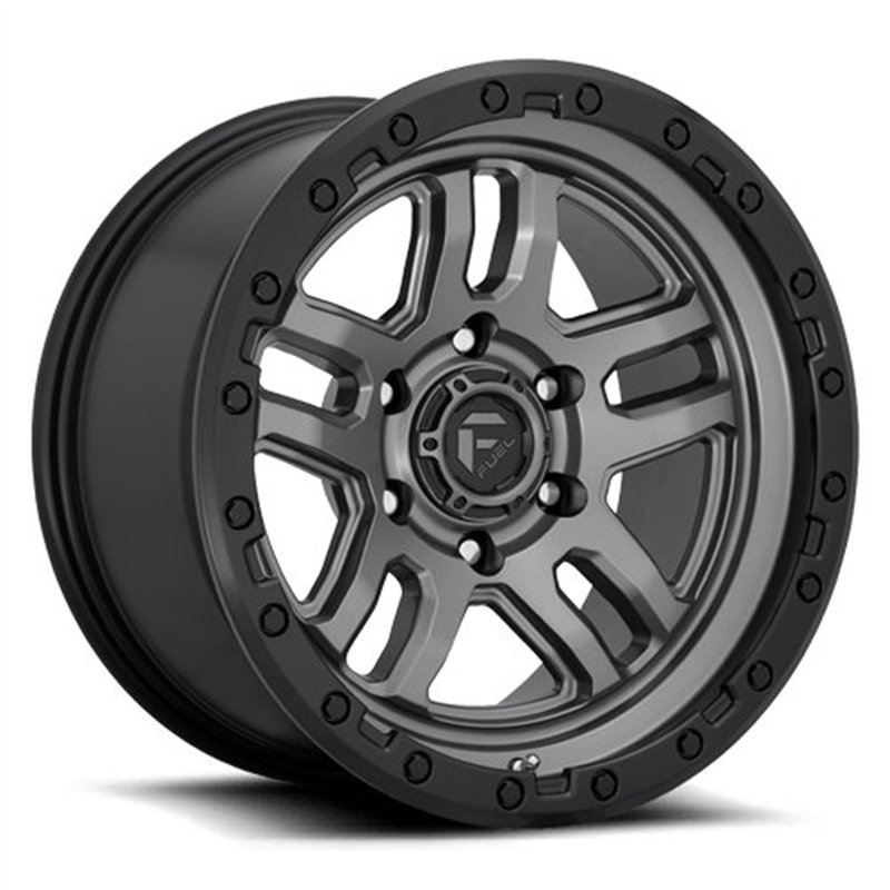 Fuel Off-Road | D701 AMMO 17x9.0 ET1 - MATTE GUN METAL BLACK BEAD RING