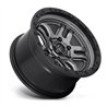 Fuel Off-Road | D701 AMMO 17x9.0 ET1 - MATTE GUN METAL BLACK BEAD RING