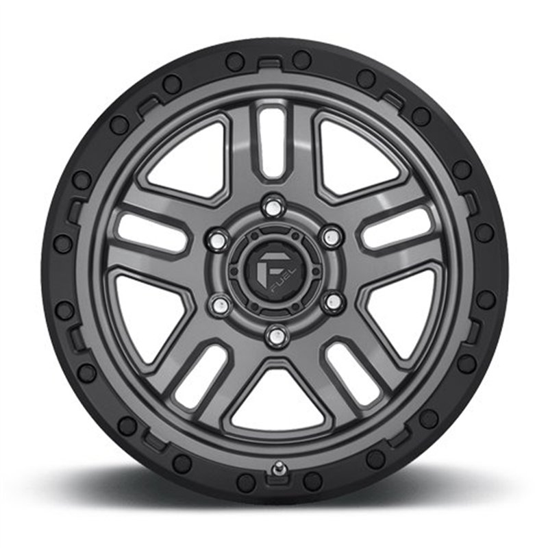 Fuel Off-Road | D701 AMMO 17x9.0 ET1 - MATTE GUN METAL BLACK BEAD RING