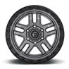 Fuel Off-Road | D701 AMMO 17x9.0 ET1 - MATTE GUN METAL BLACK BEAD RING