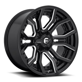 Fuel Off-Road | D711 RAGE 20x9.0 ET1 - GLOSS BLACK MILLED