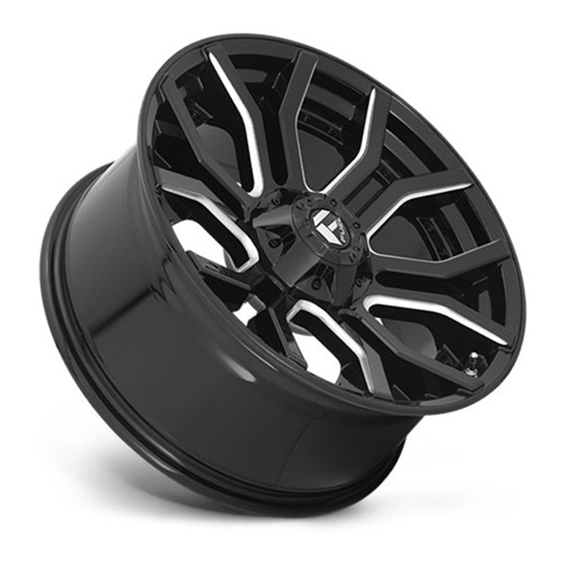 Fuel Off-Road | D711 RAGE 20x9.0 ET1 - GLOSS BLACK MILLED