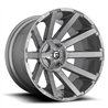 Fuel Off-Road | D714 CONTRA PLATINUM 20x9.0 ET2 - BRUSHED GUN METAL TINTED CLEAR