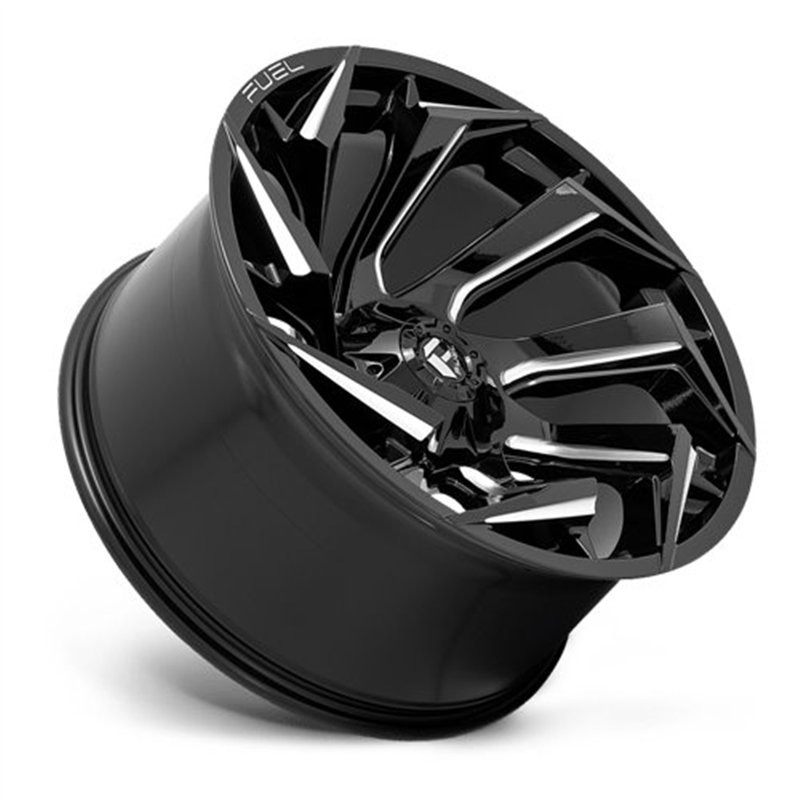 Fuel Off-Road | D753 REACTION 20x9.0 ET1 - GLOSS BLACK MILLED