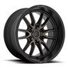 Fuel Off-Road | D762 CLASH 20x10.0 ET-18 - MATTE BLACK DOUBLE DARK TINT