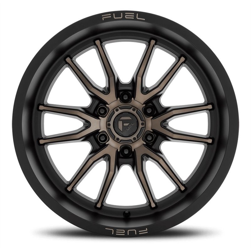 Fuel Off-Road | D762 CLASH 20x10.0 ET-18 - MATTE BLACK DOUBLE DARK TINT