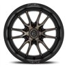 Fuel Off-Road | D762 CLASH 20x10.0 ET-18 - MATTE BLACK DOUBLE DARK TINT