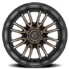 Fuel Off-Road | D762 CLASH 22x12.0 ET-44 - MATTE BLACK DOUBLE DARK TINT