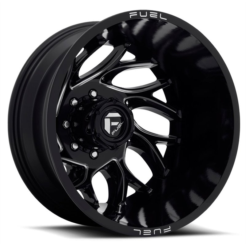 Fuel Off-Road | D741 RUNNER 20x8.25 ET-221 - GLOSS BLACK MILLED