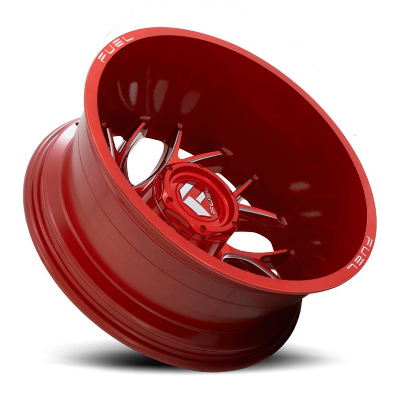 Fuel Off-Road | D742 RUNNER 20x8.25 ET-240 - CANDY RED MILLED
