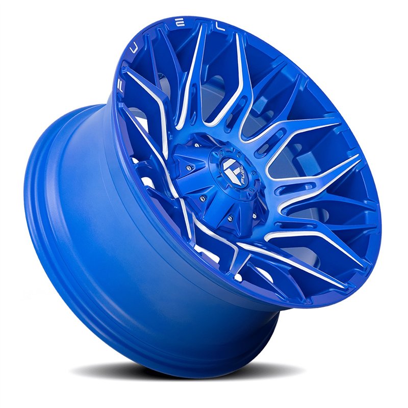 Fuel Off-Road | D770 TWITCH 20x9.0 ET1 - ANODIZED BLUE MILLED