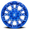 Fuel Off-Road | D770 TWITCH 20x9.0 ET1 - ANODIZED BLUE MILLED