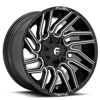 Fuel Off-Road | D773 TYPHOON 20x9.0 ET1 - GLOSS BLACK MILLED