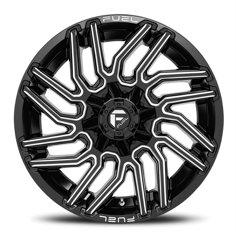 Fuel Off-Road | D773 TYPHOON 20x9.0 ET1 - GLOSS BLACK MILLED
