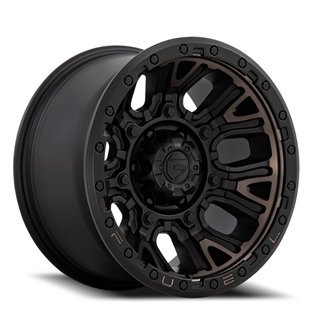 Fuel Off-Road | D824 TRACTION 20x10.0 ET-18 - MATTE BLACK W/ DOUBLE DARK TINT