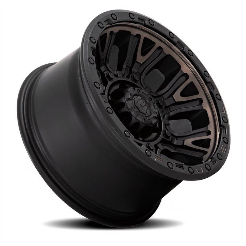 Fuel Off-Road | D824 TRACTION 20x9.0 ET1 - MATTE BLACK W/ DOUBLE DARK TINT