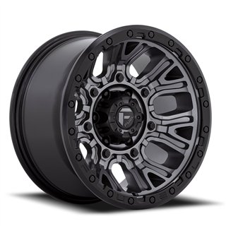Fuel Off-Road | D825 TRACTION 20x9.0 ET1 - MATTE GUNMETAL W/ BLACK RING