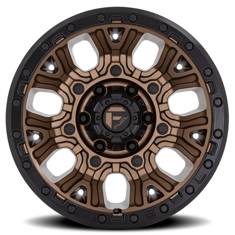 Fuel Off-Road | D826 TRACTION 20x9.0 ET1 - MATTE BRONZE W/ BLACK RING