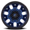 Fuel Off-Road | D827 TRACTION 20x10.0 ET-18 - DARK BLUE W/ BLACK RING