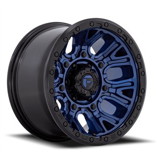Fuel Off-Road | D827 TRACTION 20x9.0 ET1 - DARK BLUE W/ BLACK RING