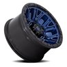 Fuel Off-Road | D827 TRACTION 20x9.0 ET1 - DARK BLUE W/ BLACK RING