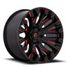 Fuel Off-Road | D829 QUAKE 20x10.0 ET-18 - GLOSS BLACK MILLED RED TINT