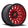 Fuel Off-Road | D834 CYCLE 20x9.0 ET1 - CANDY RED W/ BLACK RING