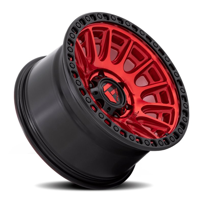 Fuel Off-Road | D834 CYCLE 20x9.0 ET1 - CANDY RED W/ BLACK RING
