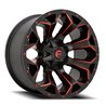 Fuel Off-Road | D787 ASSAULT 20x10.0 ET-18 - MATTE BLACK RED MILLED