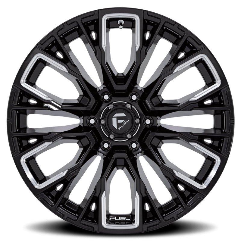 Fuel Off-Road | D849 REBAR 22x12.0 ET-44 - GLOSS BLACK MILLED