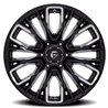 Fuel Off-Road | D849 REBAR 22x12.0 ET-44 - GLOSS BLACK MILLED