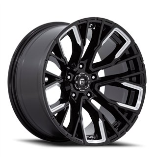 Fuel Off-Road | D849 REBAR 22x12.0 ET-44 - GLOSS BLACK MILLED
